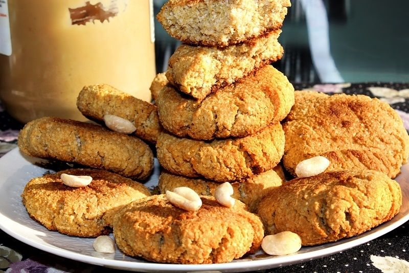 Ciasteczka z masła orzechowego i mąki kokosowej Ciasteczka z masła orzechowego i mąki kokosowej