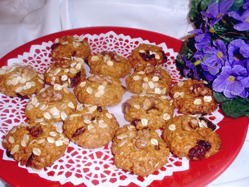 Ciasteczka  z płatków owsianych  Ciasteczka  z płatków owsianych