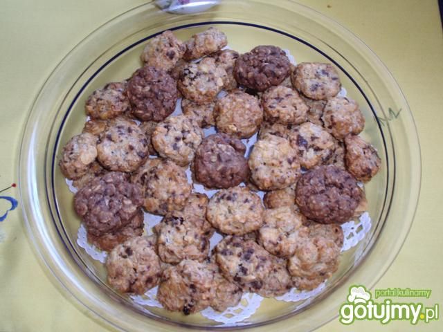 Ciasteczka z płatków owsianych.