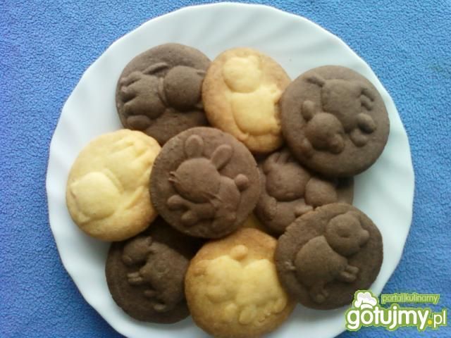 Ciasteczka z różnymi wzorkami