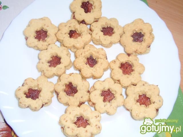 Ciasteczka z sezamem wg gosi Ciasteczka z sezamem wg gosi