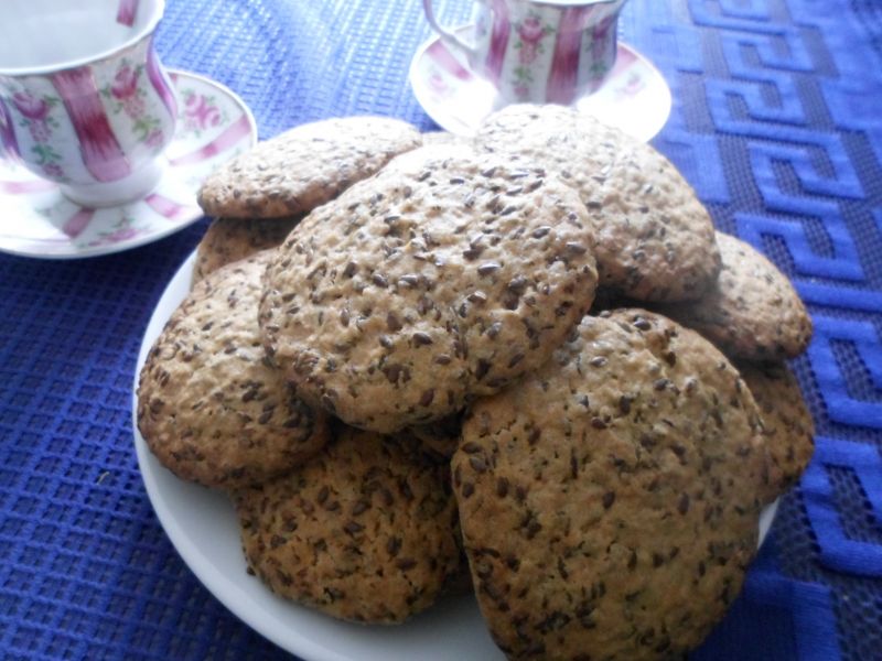 Ciasteczka z siemieniem lnianym