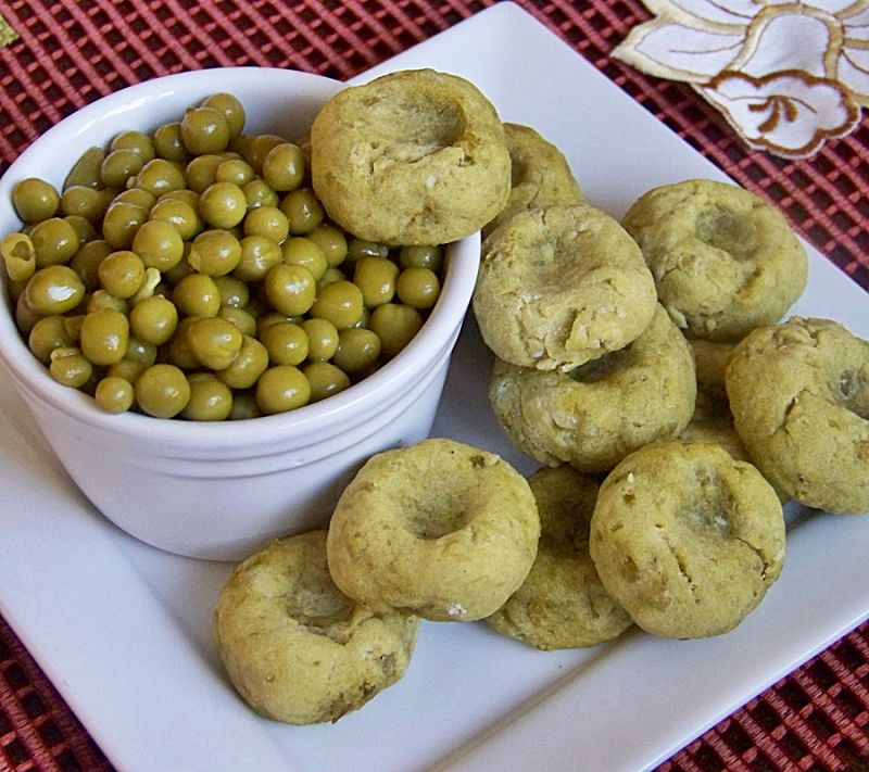 Ciasteczka z zielonego groszku