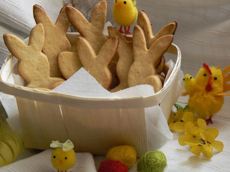 Ciasteczka kruche zajączki