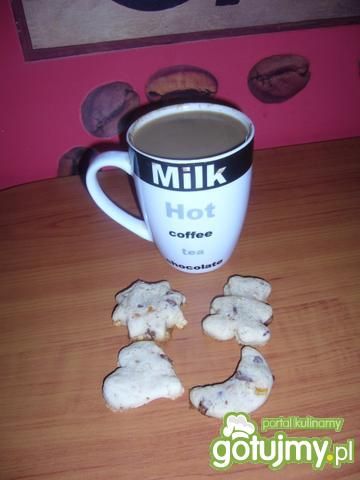 Ciasteczka ze skóką pomarańczową. Ciasteczka ze skóką pomarańczową.