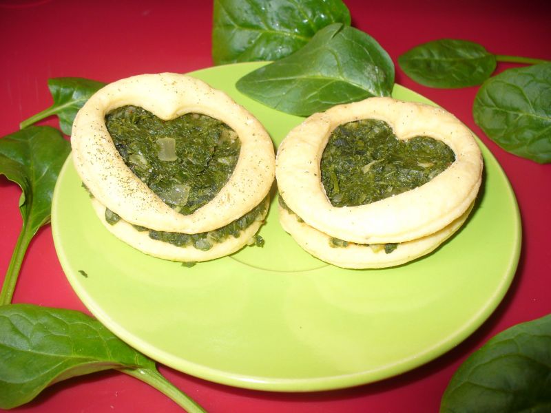 Ciasteczka ze szpinakiem Ciasteczka ze szpinakiem