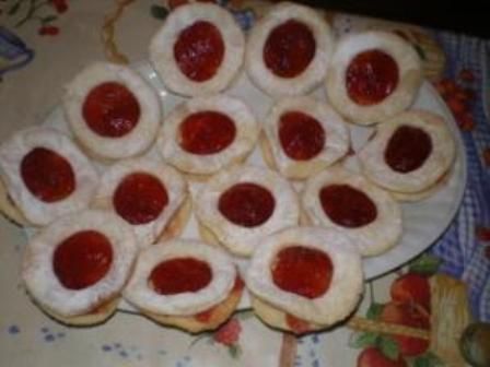 Ciastka (bez jajek) z dżemem