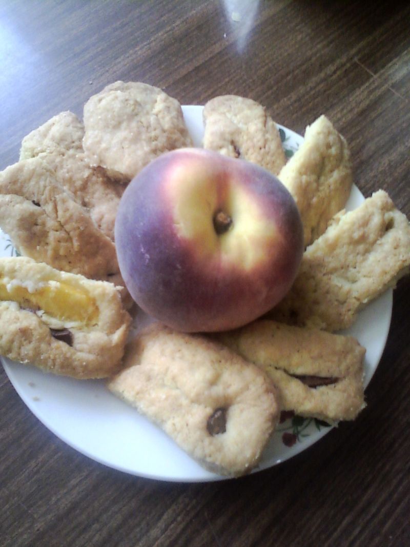 Ciastka czekoladowo brzoskwiniowe Ciastka czekoladowo brzoskwiniowe