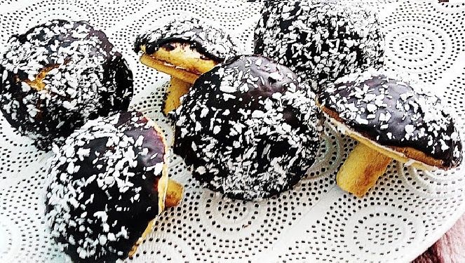 Ciastka grzybki  Ciastka grzybki