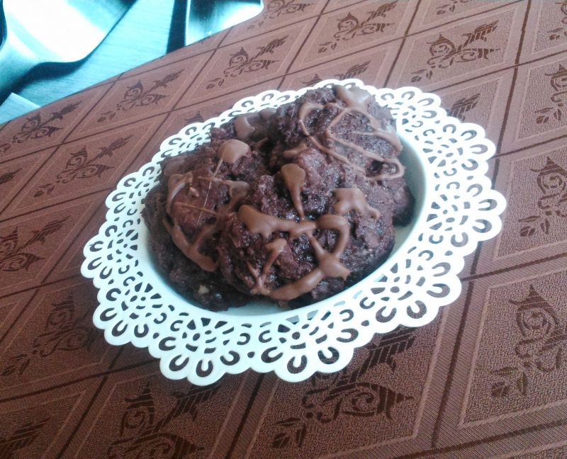 Ciastka mocno czekoladowe Ciastka mocno czekoladowe