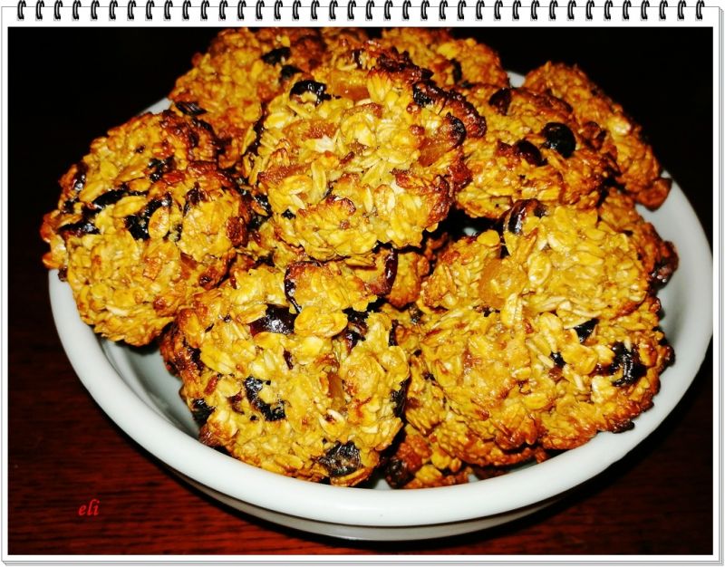 Ciastka owsiane Eli z masłem orzechowym