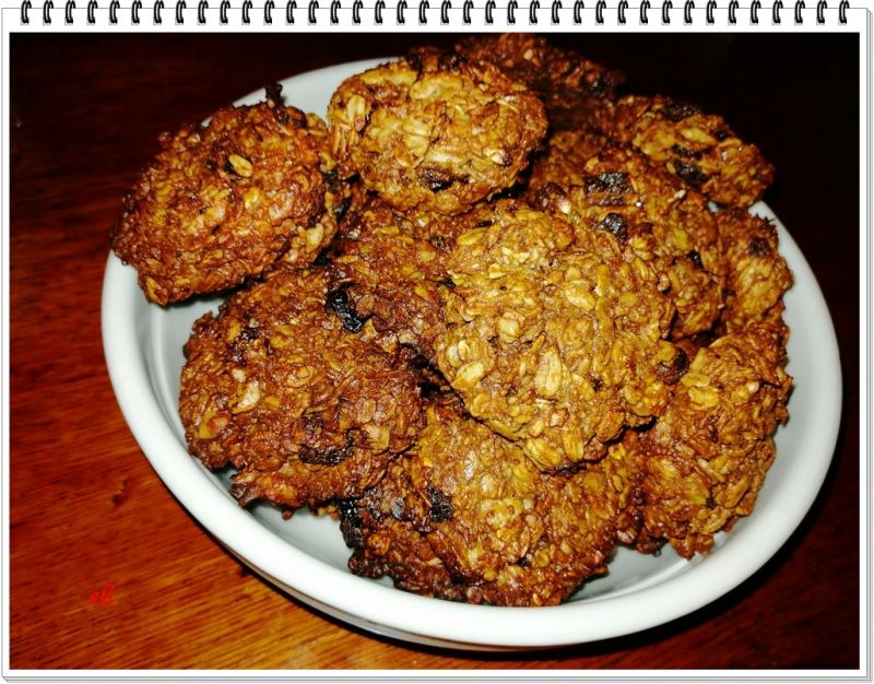 Ciastka owsiane Eli z orzechami włoskimi