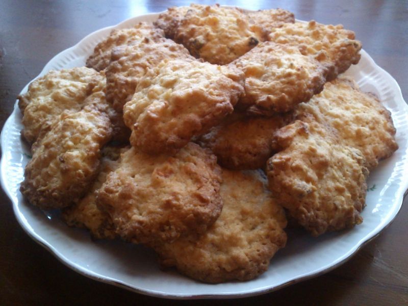 Ciastka owsiane z morelami