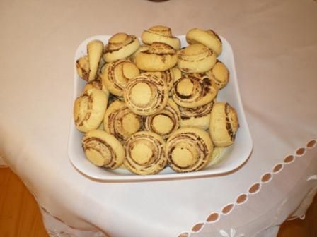 Ciastka pieczarki Ciastka pieczarki
