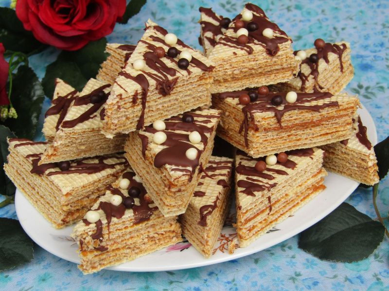 Ciastka wafle imbirowe Ciastka wafle imbirowe