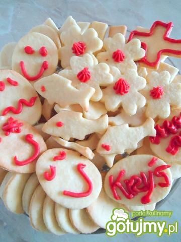 Ciastka waniliowe z lukrem