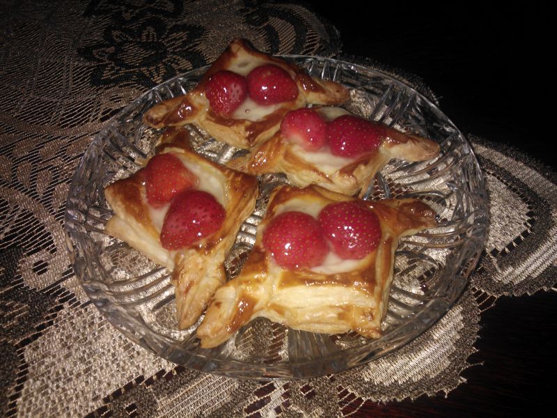 Ciastka z truskawkami