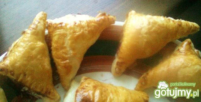 CiastkaFrancuskie z bananami,czekoladą i