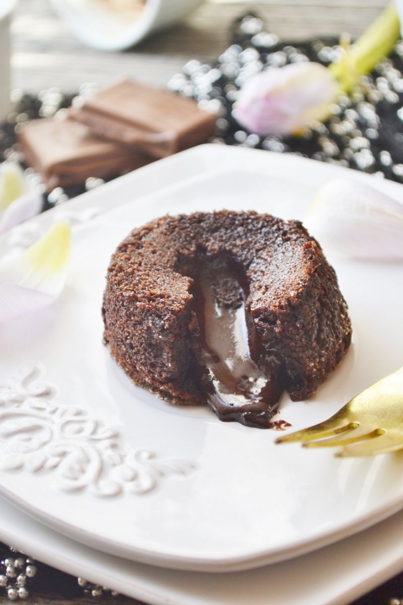 Ciastko - czekoladowa lawa