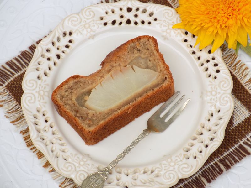 Ciasto bananowe z gruszką Ciasto bananowe z gruszką