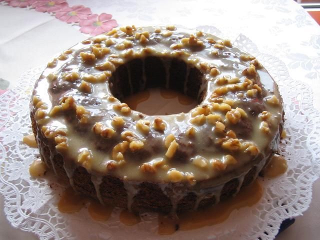 Ciasto bananowe z orzechami