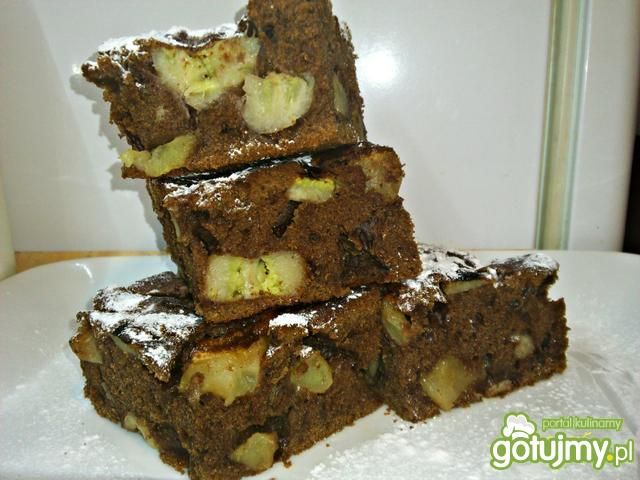 Ciasto bananowo jabłkowe