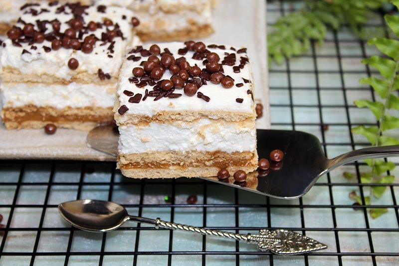 Ciasto bez pieczenia 3 bit (bez budyniu)