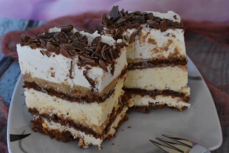 Ciasto bez pieczenia  Słodki Prezes