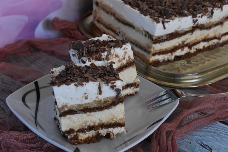 Ciasto bez pieczenia  Słodki Prezes