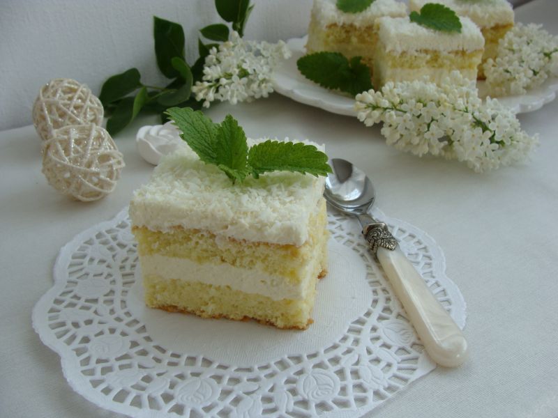 Ciasto Biały puszek