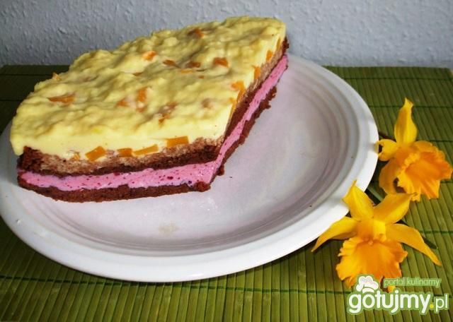 Ciasto biszkoptowe przekładane   Ciasto biszkoptowe przekładane