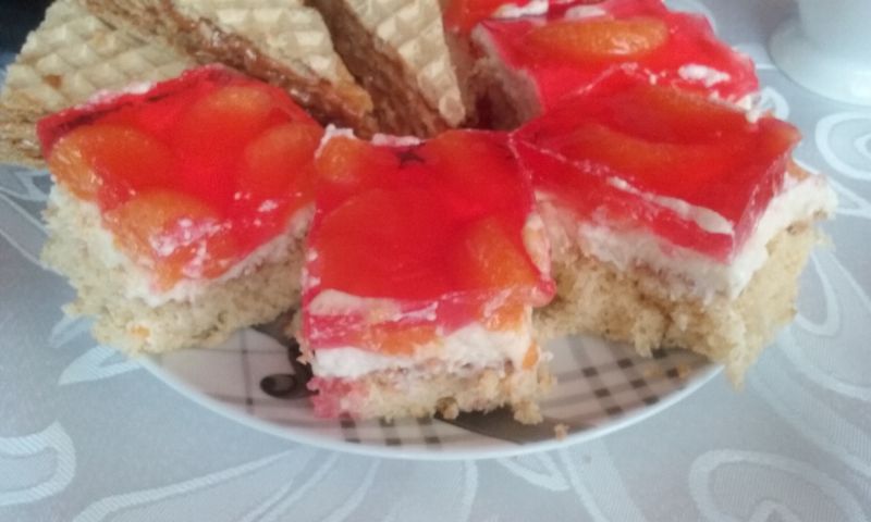 Ciasto biszkoptowe z mandarynkami