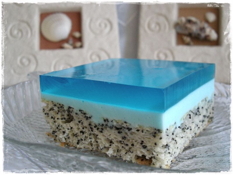 Ciasto błękitna laguna