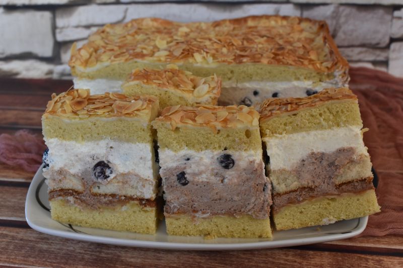 Ciasto Borówkowy chruściak Ciasto Borówkowy chruściak