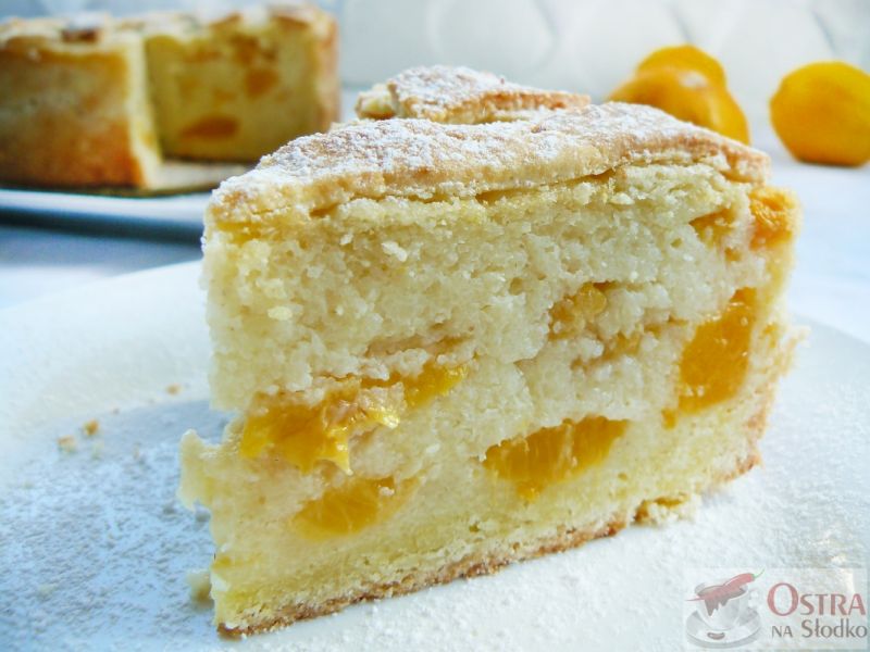 Ciasto brzoskwiniowe z kaszy manny Ciasto brzoskwiniowe z kaszy manny