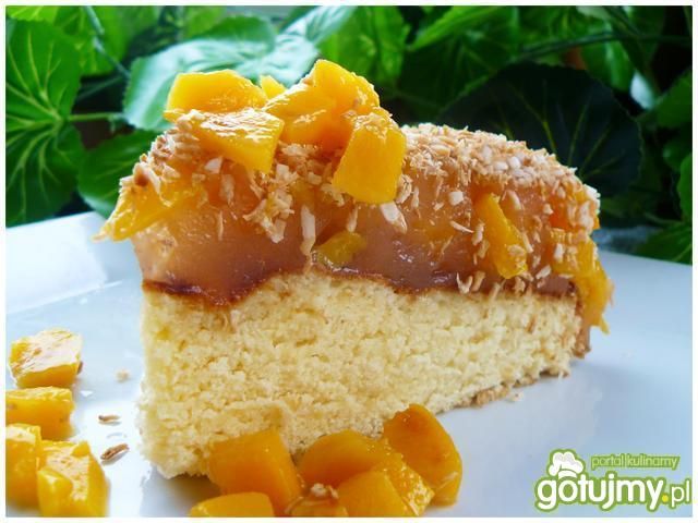 Ciasto brzoskwiniowe z kisielem Ciasto brzoskwiniowe z kisielem