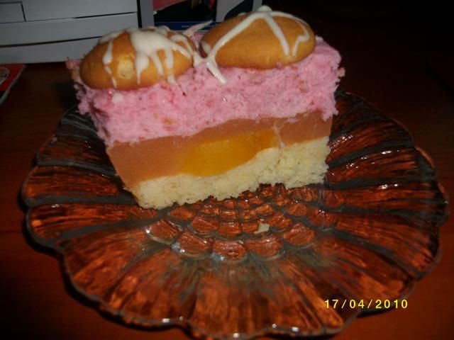 Ciasto brzoskwiniowo wiśniowe