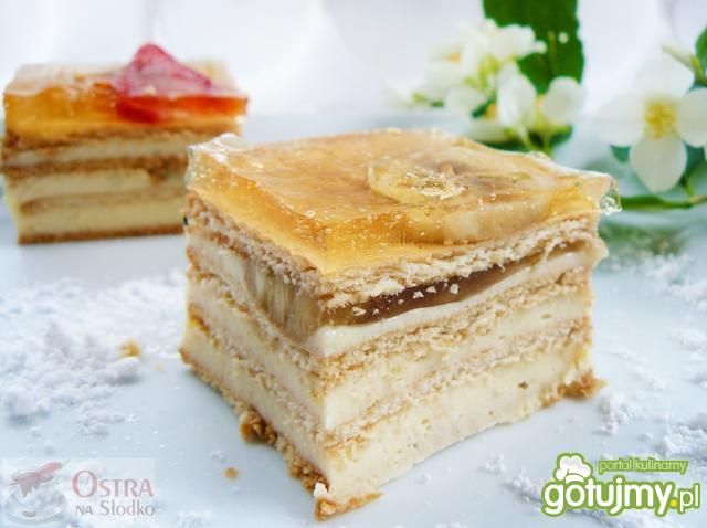 Ciasto budyniowe bez pieczenia Ciasto budyniowe bez pieczenia