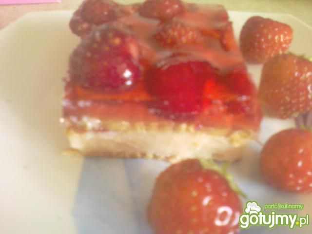 Ciasto budyniowe na herbatnikach