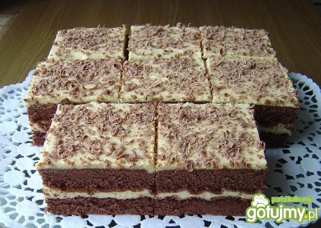 Ciasto Budyniowo - Chałwowe  