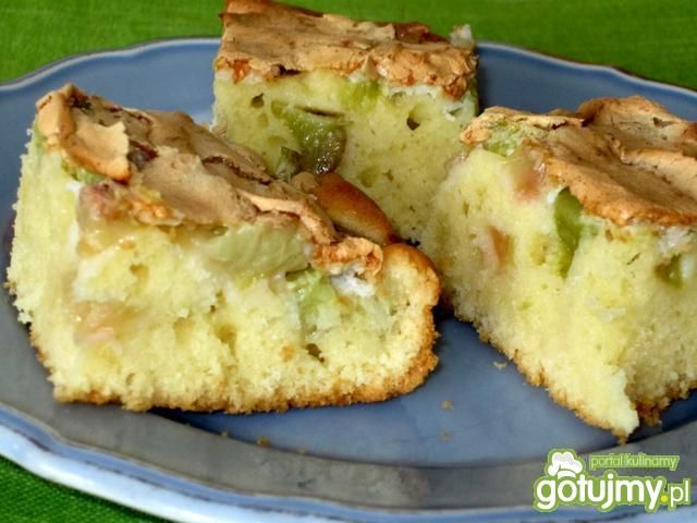 Ciasto całoroczne z rabarbarem Ciasto całoroczne z rabarbarem