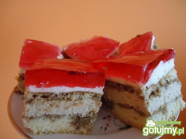 Ciasto cappucino z galaretką Ciasto cappucino z galaretką