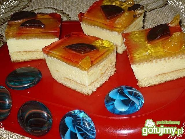 Ciasto cytrynowe z galaretką Ciasto cytrynowe z galaretką