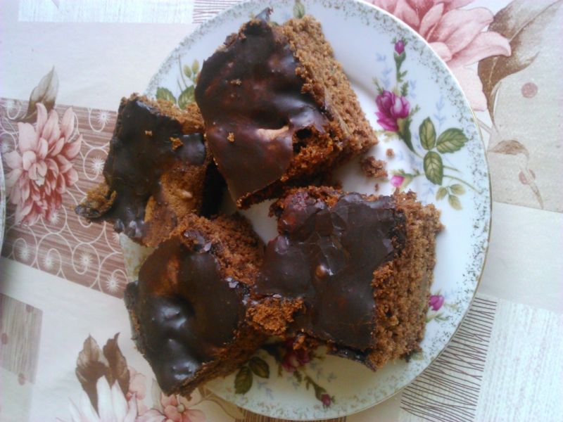 Ciasto czekoladowe z jabłkami Ciasto czekoladowe z jabłkami