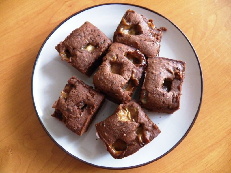 Ciasto czekoladowe z krówkami 