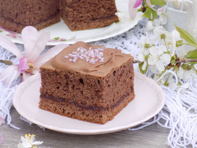 Ciasto czekoladowe z powidłem