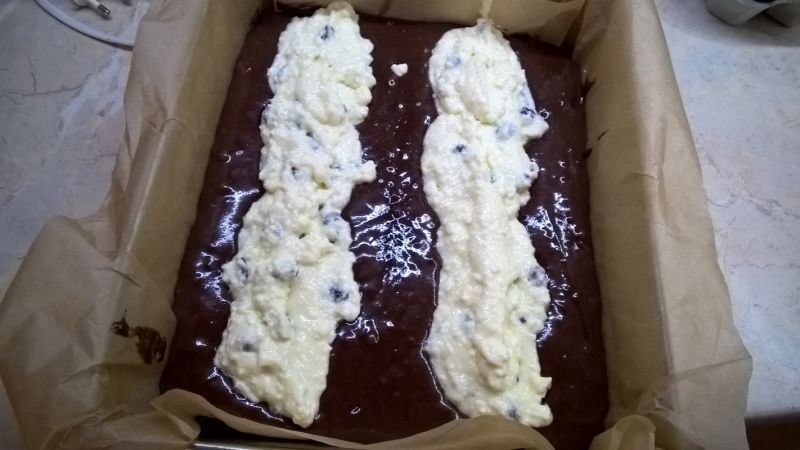 Ciasto czekoladowe z serem