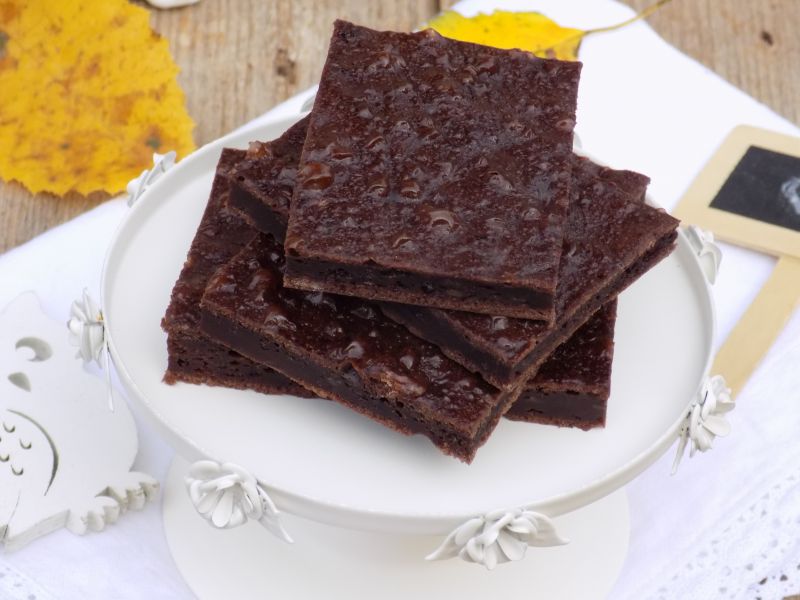 Ciasto czekoladowe z serkiem wiejskim a la brownie