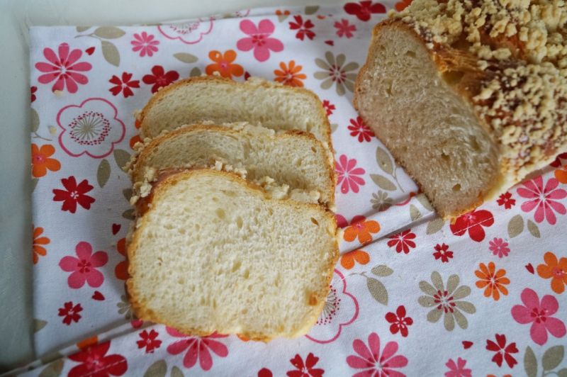 Ciasto drożdżowe plecione z foremki