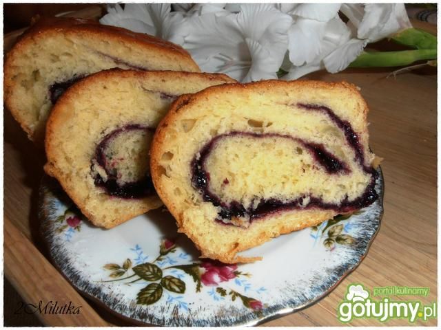 Ciasto drożdżowe z jagodami 4 Ciasto drożdżowe z jagodami 4